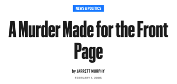 MURDER FOR FRONT PAGE
